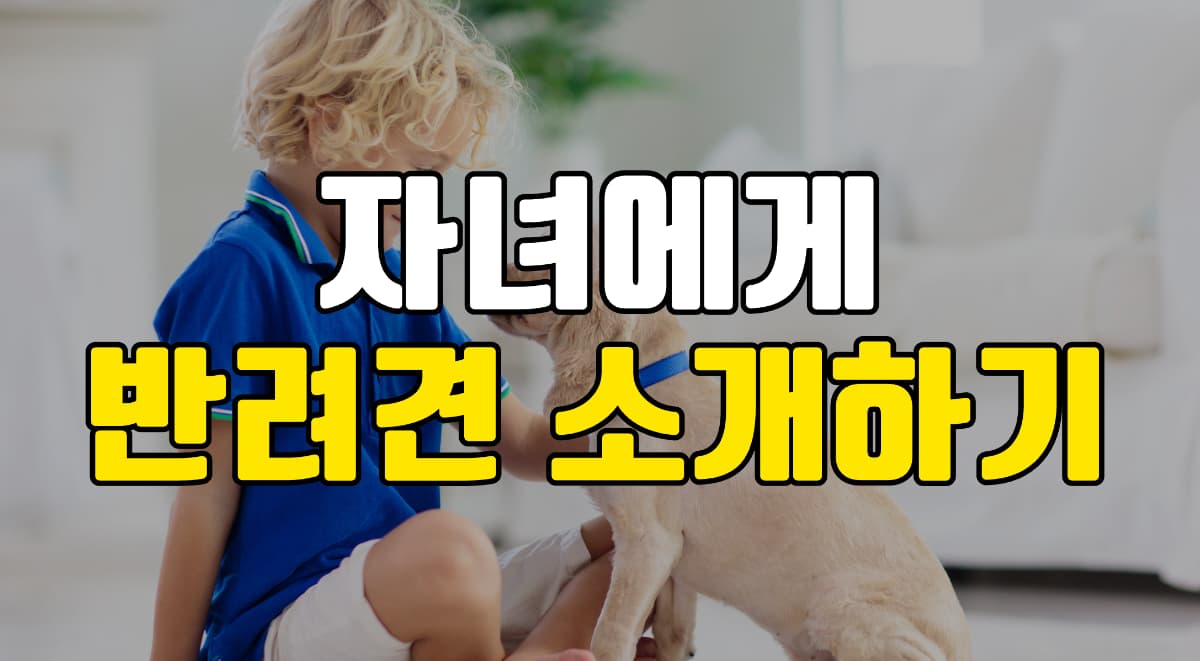 자녀-반려견